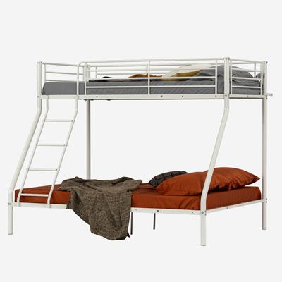 TEMU Cozy Furniture 3-seater Bunk Bed With Ladder, 90/140 X 190 Cm, Metal, For Apartments, Image