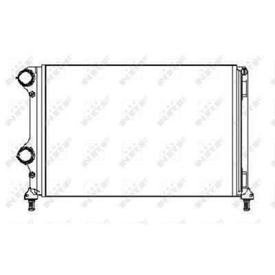 Nrf Kühler, Motorkühlung [Hersteller-Nr. 53245A] für Fiat Image