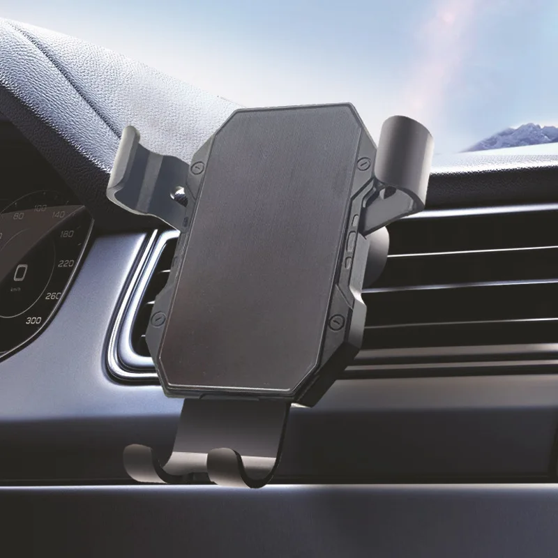 Handyhalter Luftauslass Schwerkrafterkennung Autotelefonhalter Auto Dreieck Schwerkraftspiegelhalter Image
