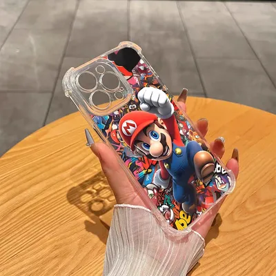 Weiche Silikon-Handyhüllen für iPhone 16 15 14 13 12 11 X XR XS 6 7 8 Plus Pro Max iPhone 13 Mini ProMax Fundas p-Mario Games-s-e