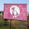 Rosa COOL P-Panther CARTOON Advanced Printing Commercial Advertising Flag Company Party Banner