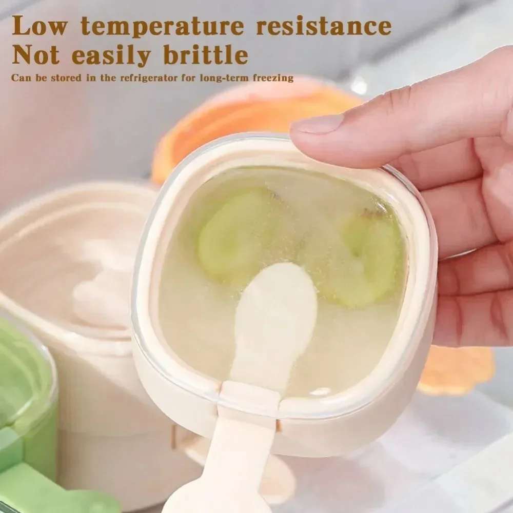 Eisform, tragbare Eis-Pop-Herstellungsform, hausgemachtes Eis am Stiel, Mehrzweck-Form für schnelles gefrorenes Eis, Mini-Eis am Stiel Image