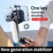 Tripod Gimbal Stabilizer Selfie Stick For iPhone Android Phone Mobile Led Light Cell Holder Stand Smartphone Cellphone Camera