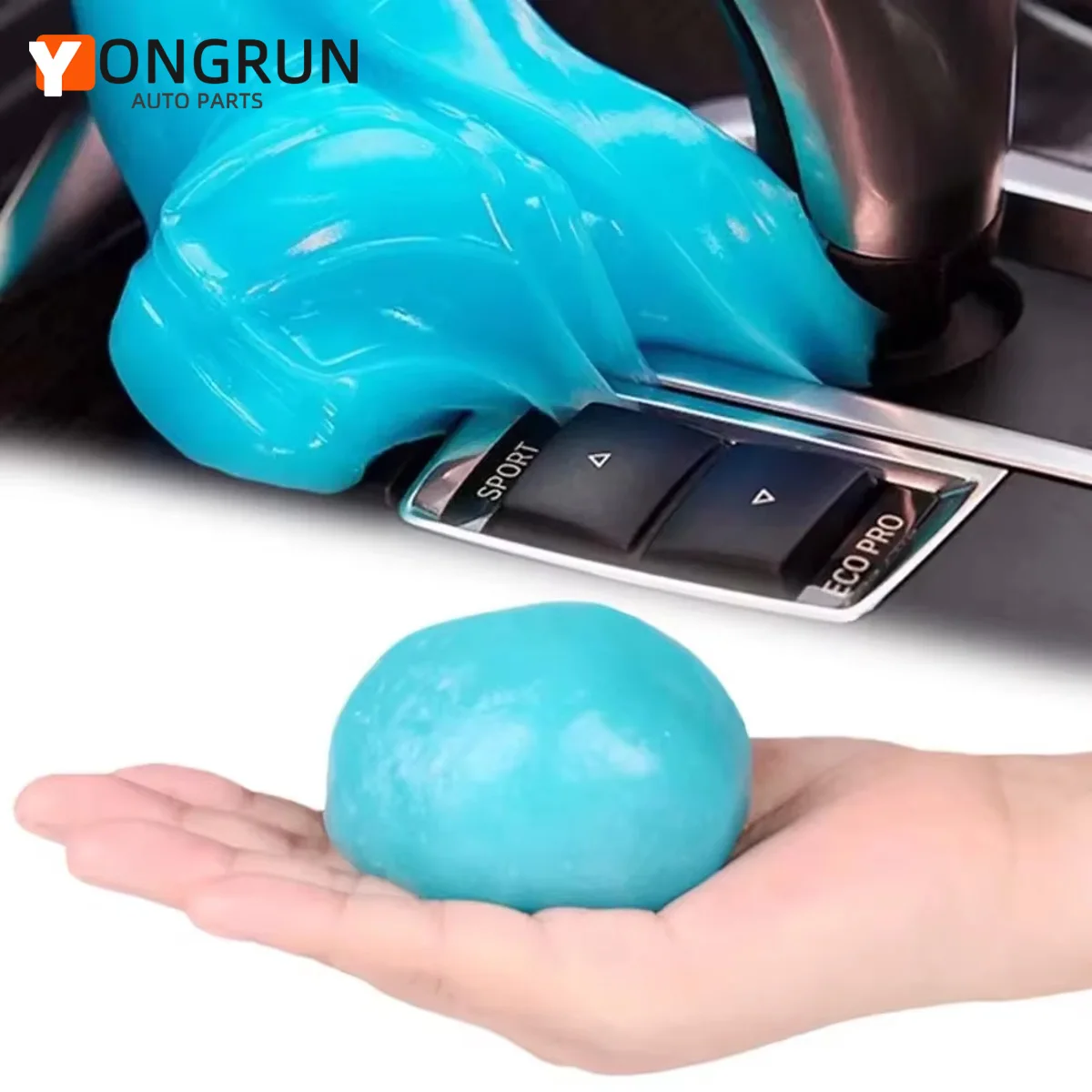 1pc General Dust Removal Gel Car Interior Cleaning Magic Clay Household Keyboard Desktop Cleaning Tool Car Accessories