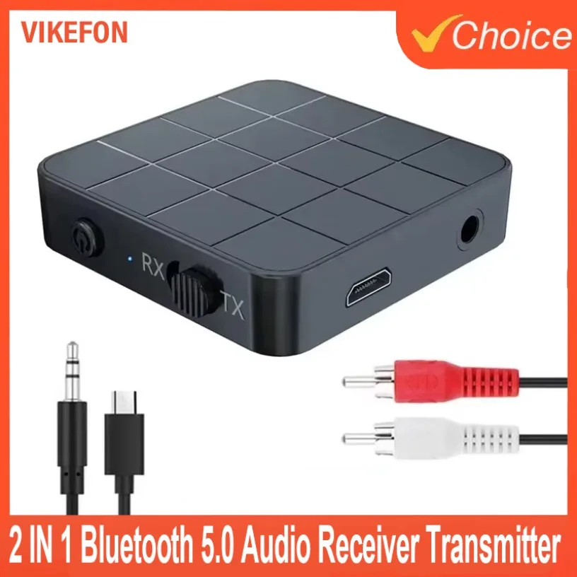 Wireless transmitter audio Bluetooth5.0 kn321 Adapter Audio receiver for Tv Computer Projection Earphone Amplifier Speaker Image