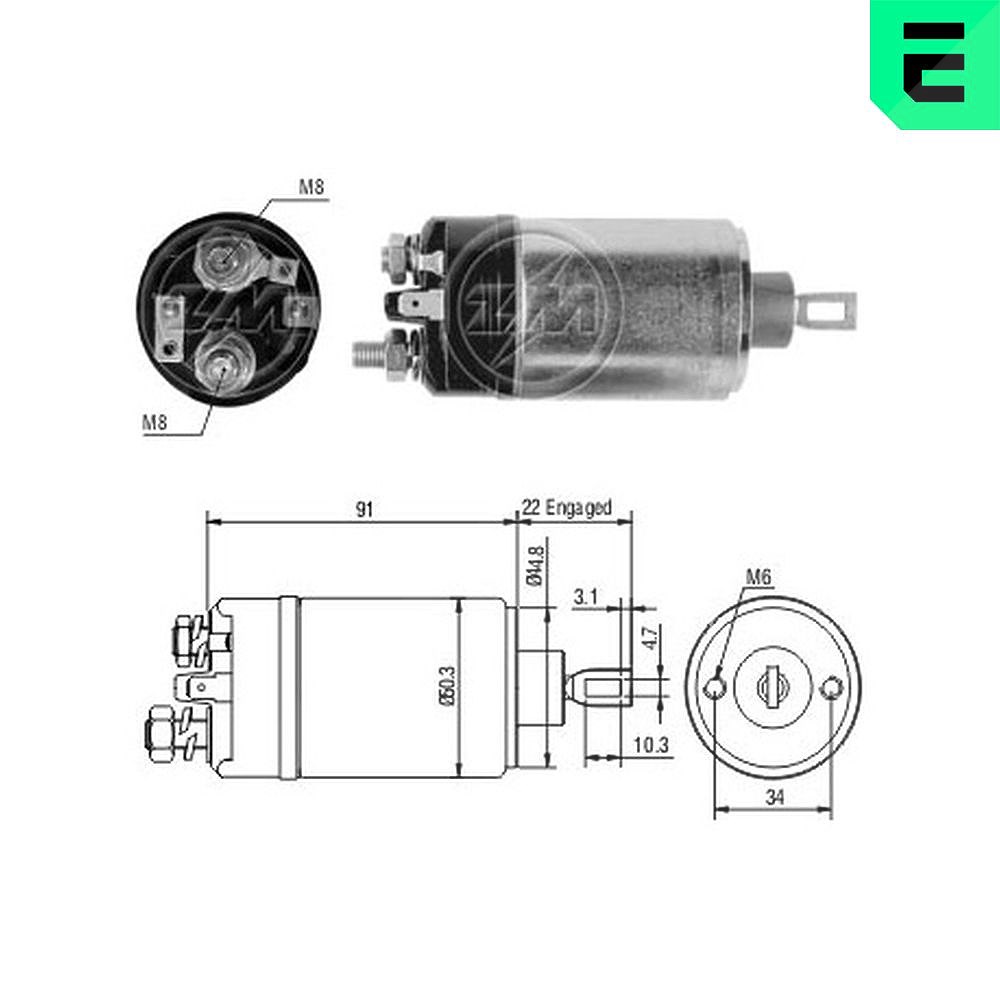 Era Magnetschalter, Starter [Hersteller-Nr. ZM726] für BMW Image