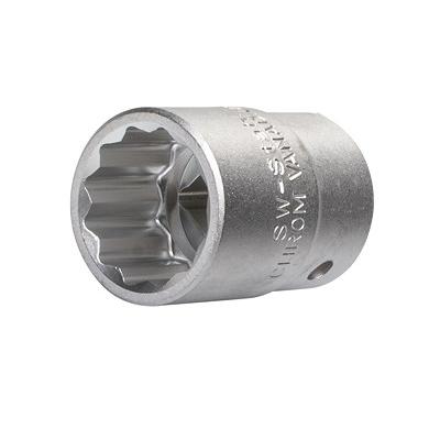 Sw Stahl Steckschlüsseleinsatz, 3/4, Zwölfkant, 27 mm [Hersteller-Nr. 07663L-27] Image