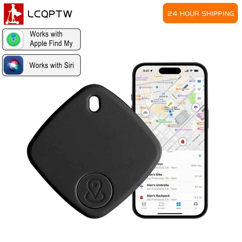 GPS-Tracker, Smart Locator Tracker, Anti-Verlust-Erinnerungsgerät, kabellos, für iPhone-Locator-Schlüssel, funktioniert mit Find My (nur iOS) APP Image
