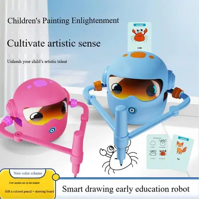 Automatischer Zeichenroboter, Kinderspielzeug, 3 bis 6 Jahre alt, Kleinkind, intelligente Image