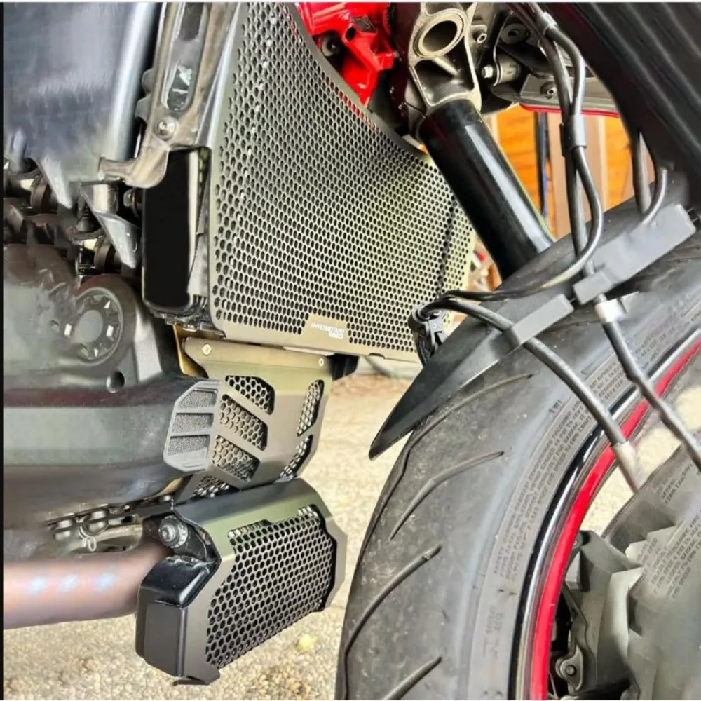 2024 2025 Per Ducati Hypermotard 950 SP RVE 2019 2020 2021 2022 2023 Griglia Del Radiatore Protezione Della Copertura Radiatore Olio Guardia Protezione Del Motore