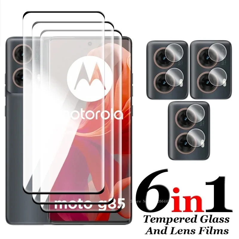 Pour Motorola Moto G85 verre couverture complète 3D protecteur d