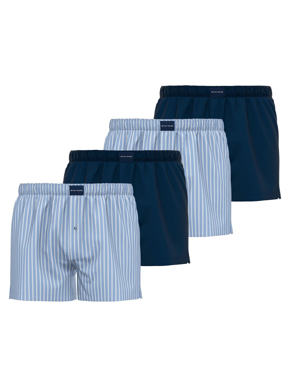 Tom Tailor Web-Boxershorts 4er Pack Herren mehrfarbig, XL Image