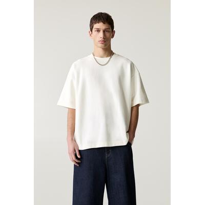 Textured Short Sleeve Sweatshirt
