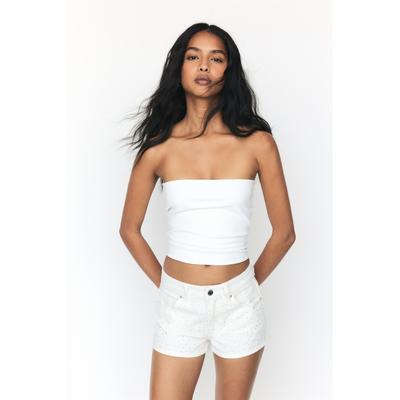 Rhinestone Denim Shorts