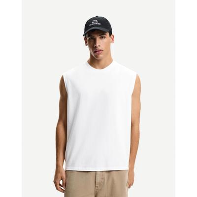 Bershka Sleeveless Top Men Xl White