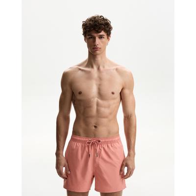 Bershka Plain Swimming Trunks Men L Salmon