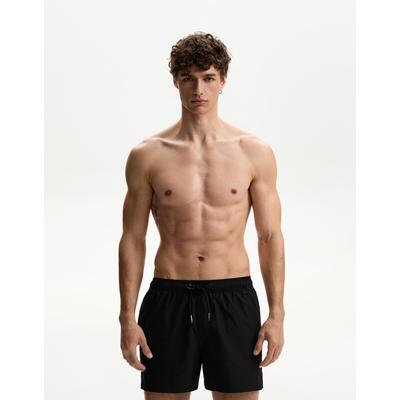Bershka Plain Swimming Trunks Men L Black