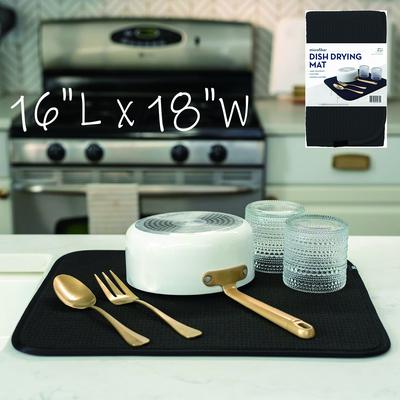 Highly Absorbent Microfiber Kitchen Counter Mat,Drying Mat,Large 16