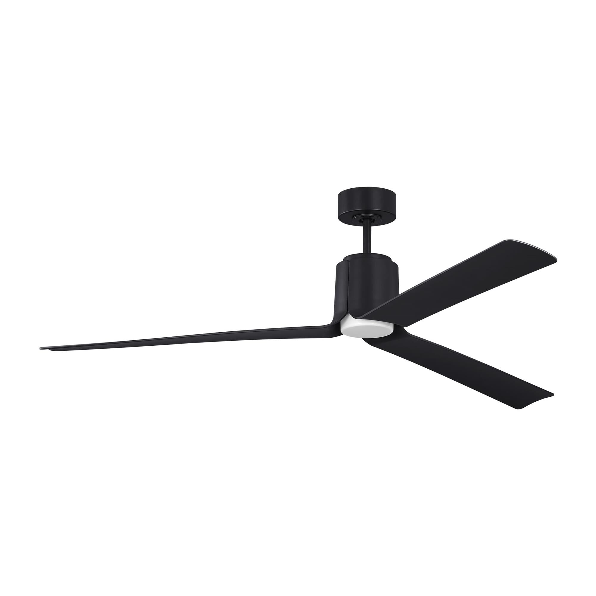 Visual Comfort Fan Collection Peter Bristol Peel Smart 66 Inch Ceiling Fan with Light Kit - 3PESM66MBKD