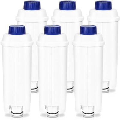 Swanew - 6 Pack Wasserfilter Kaffeefilter für Delonghi Kaffeemaschinen DLSC002, Zubehör für Image
