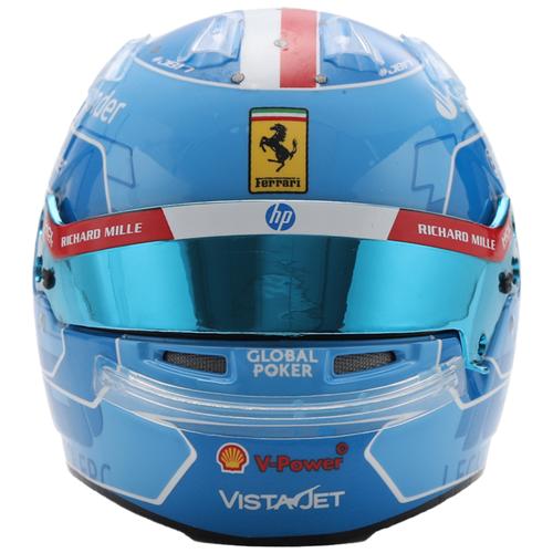 Casque Scuderia Ferrari Charles LeClerc 2024 Miami GP 1:5 modèle réduit - No Gender Taille: One Size Only