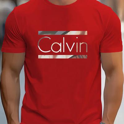 TEMU Men's Casual Short Sleeve T-shirt With Graphic Print - Breathable Moisture-wicking Fabric, Geometric Pattern, Regular Fit For Summer Gym & Casual Attire, Modern Aesthetic, Image