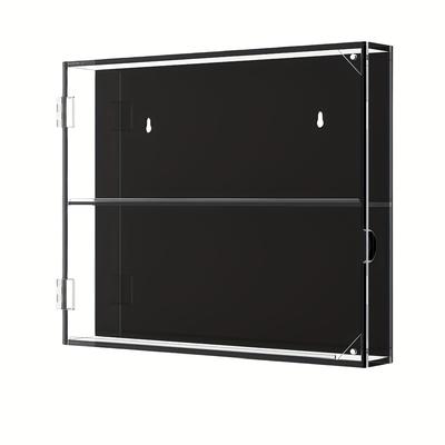 TEMU Acrylic Baseball Card Display Case, Card Display Frame Wall Mount With Protection , Sports Card Display Case With Magnetic Door For Football Basketball Hockey, Horizonta Image