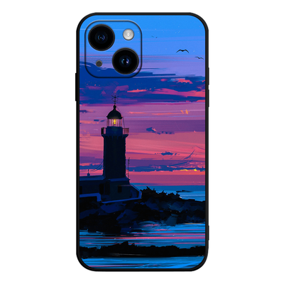 TEMU Aesthetic Landscape Tpu Anti-slip Anti-fingerprint Phone Case For Iphone 15/14/13/12/11 Pro Plus Max/xs Max/x/xr/8/7/6/6s/se/2020/2022/12/13/14 Plus Mini Image