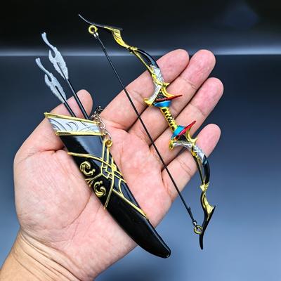 TEMU 4pcs Set, 1 Bow, 1 Arrow Set, 2 Arrows, Ancient Mini Bow And Arrow Combination, Suitable For And Collectors, Desktop Decoration Props Image