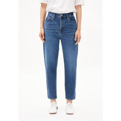 MAIRAA - Frauen Mom Fit Jeans - blau (Größe: 26/30) Image