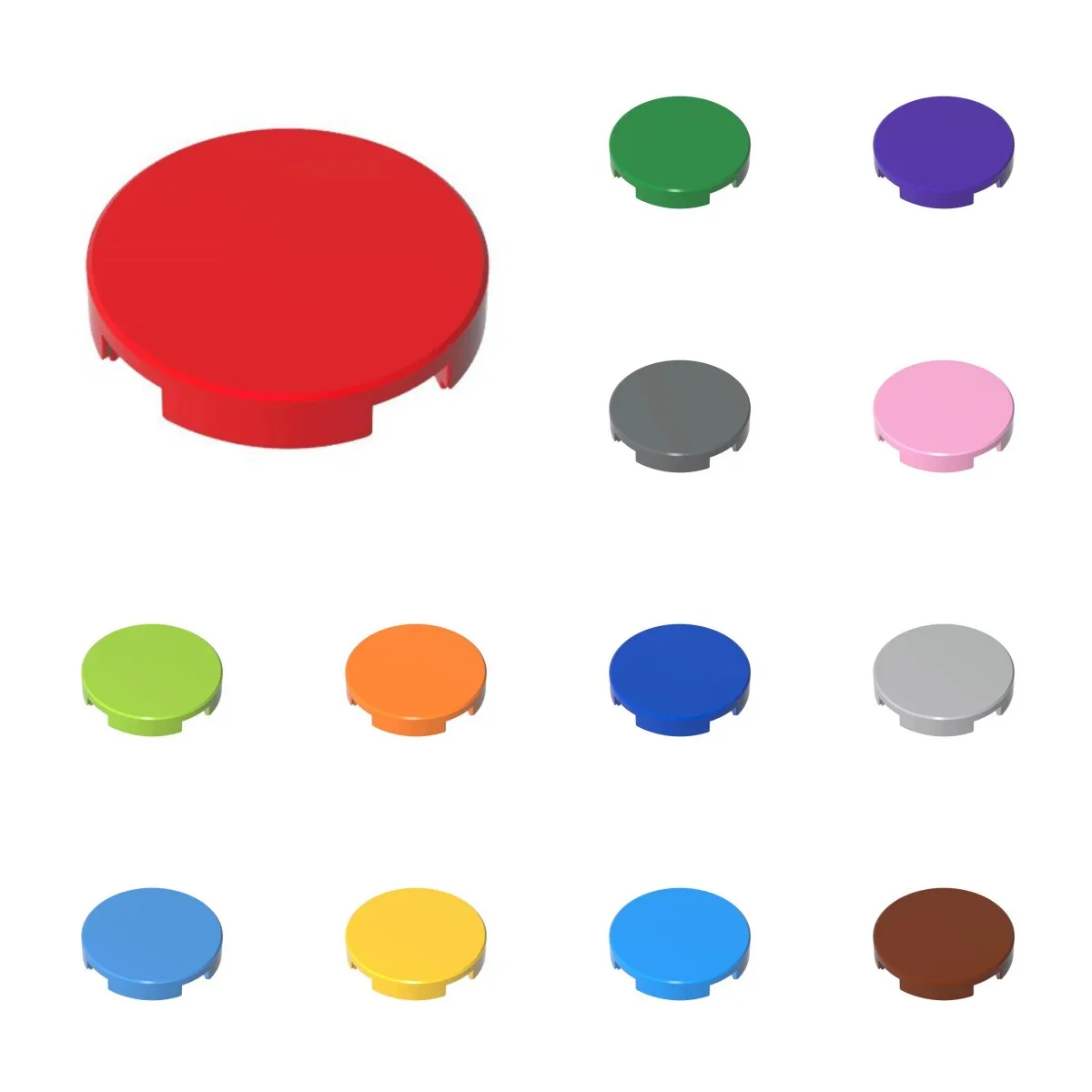 50 stücke 4150 14769 Fliesen Runde 2X2 Zubehör Gebäude Blöcke Spielzeug Für Kinder Kompatibel Pädagogisches Kreative Größe Geschenk DIY MOC