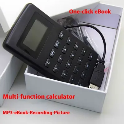 New multifunctional text calculator with 1.8-inch screen supporting MP3 e-book recording and image function