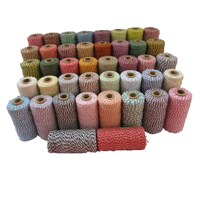 100% Cotton Baker twine for gift packing divine twine you can choose 55 kinds color By free shipping