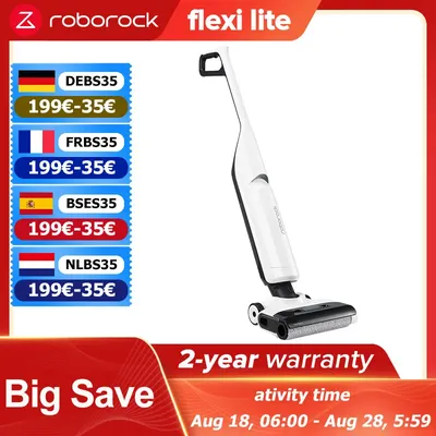 Roborock Flexi Lite Handstaubsauger, Reinigungskanten 1 mm, 17000 Pa, selbstreinigendes Rollentrocknen, leichtes DesignRoborock Flexi Lite Standstaubsauger, Reinigungskanten 1 mm, 17000 Pa, Image