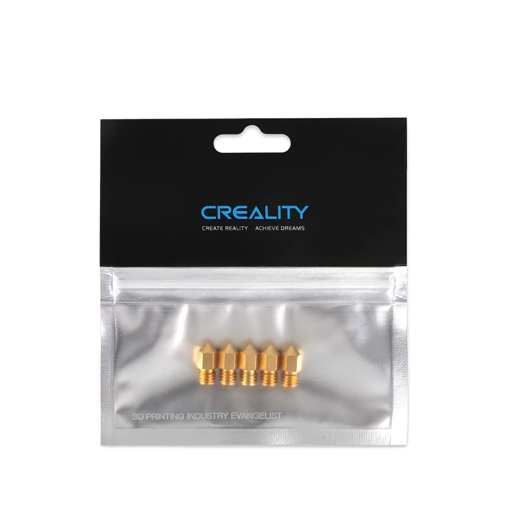 Creality 3D Printer Nozzle 0.2/0.3/0.4/0.5/0.6/0.8mm Hotend Extruder Nozzles for Ender-3 Serie/Ender 5 Serie/CR-6 SE 3D Printer