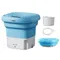 Washing Machine Small Household Folding Portable Automatic Ultrasonic Forward and Reverse Pulsator Elution Dual Purpose