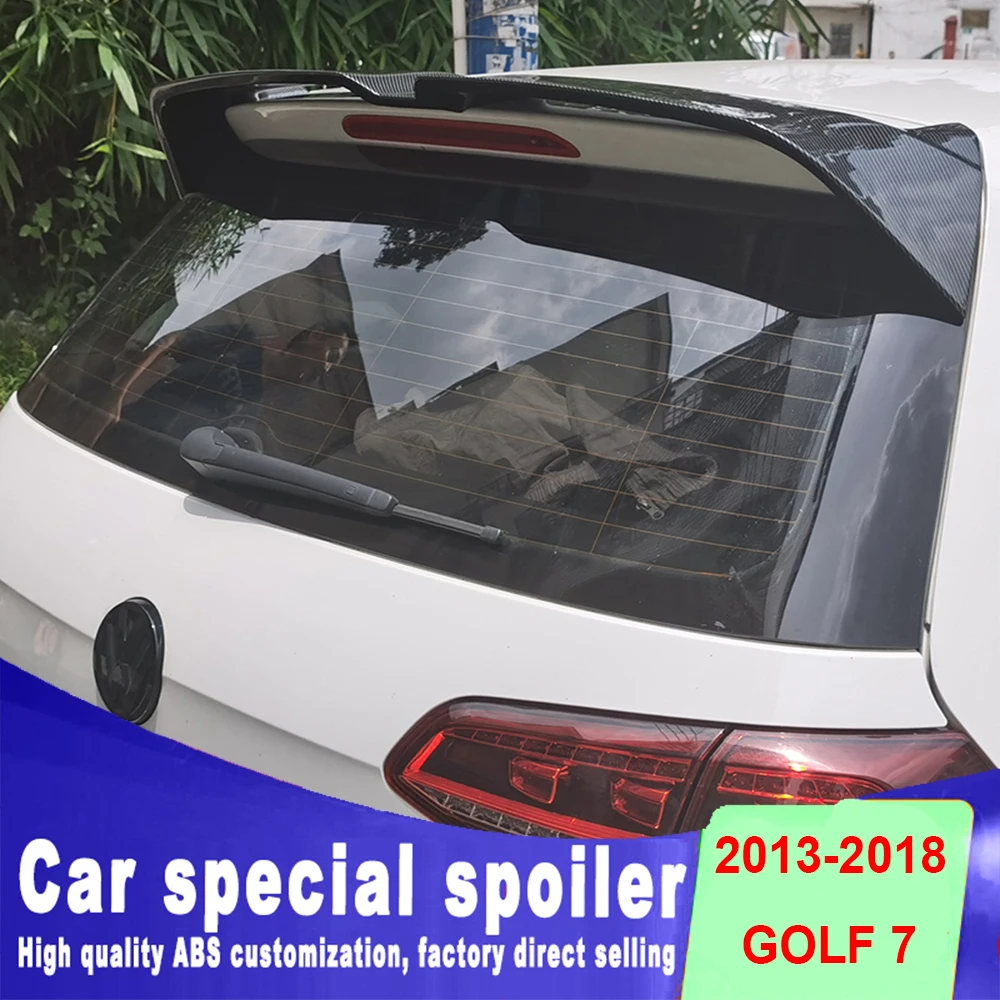 2013 2014 2015 2016 2017 2018 Per Volkswagen VW Golf 7 7.5 MK7 VII Spoiler lunotto posteriore spoiler sul tetto VW Golf Spoiler in fibra di carbonio