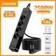 Presa elettrica UE con interruttore di sicurezza Multipresa Cavo di prolunga da 1,5 M Protezione da sovraccarico Porta USB A Ricarica a casa 2500 W