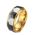 Anello da uomo di lusso leggero Fedi nuziali in tungsteno moda coreana gioielli da festa