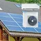 Sistema di climatizzazione solare 9000 12000 18000 24000BTU Raffreddamento e riscaldamento AC Climatizzatore ibrido mini split per la casa