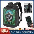 Zaino a LED Zaino con display a LED programmabile per moto Borsa per laptop impermeabile Ricarica