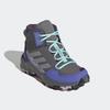 Wanderschuh ADIDAS TERREX "TERREX AX4R MID", Gr. 38, grau four, matte silber, semi flash aqua, Textil, Synthetik, sportlich, Schuhe