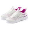 Sneaker LASCANA "Halbschuh, Schnürschuh, Freizeitschuh", Damen, Gr. 42, lila (weiß, lila), Obermaterial: 100% Textilmaterial. Futter: 100% Textilmaterial. Decksohle: 100% Textilmaterial. Laufsohle: 100% Synthetik, mehrfarbig, kontrastfarbene...