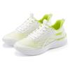 Sneaker LASCANA "Halbschuh, Schnürschuh, Freizeitschuh", Damen, Gr. 37, grün (weiß, lime), Obermaterial: 100% Textilmaterial. Futter: 100% Textilmaterial. Decksohle: 100% Textilmaterial. Laufsohle: 100% Synthetik, mehrfarbig, kontrastfarbene...