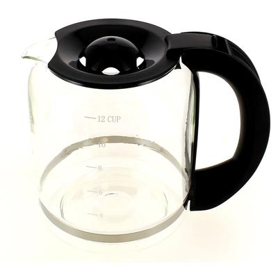 Schwarze 12-Tassen-Kanne für Kaffeemaschine quigg Image