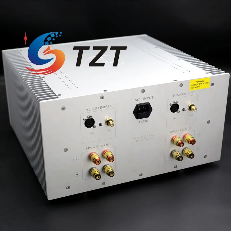 TZT Transaudio T9.4 450 W/4 Ω Class AB Verstärker Leistungsverstärker Audiophile-Leistungsverstärker (110 V/220 V Silber) Image