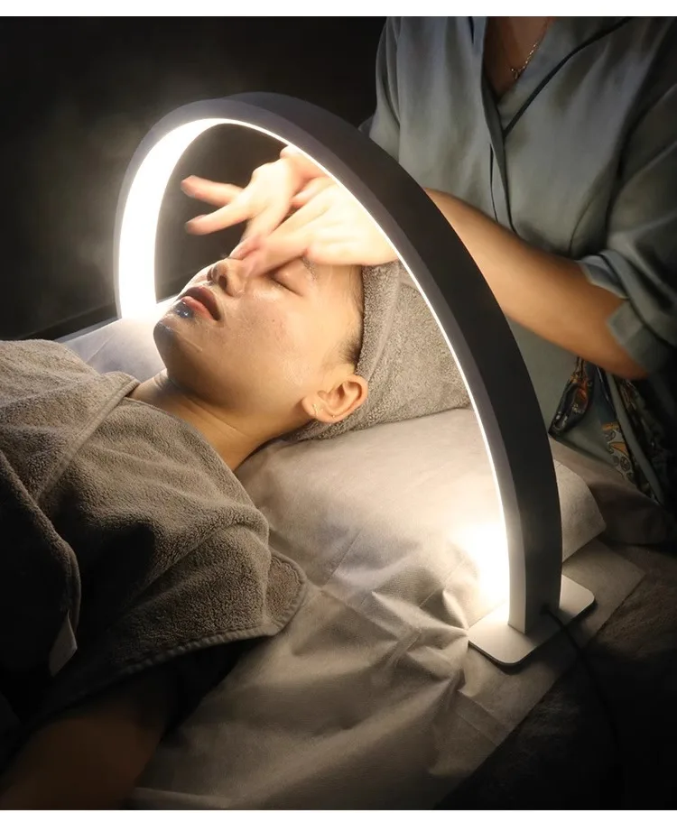 LED Nail Lamp Half Moon Beauty and Brightening Beauty Salon Desktop Lamp Eyelash Beauty Makeup Eye Care Nail Art Special Lights