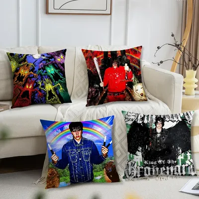 Singer S-Sematary Comfortable soft Pillow Case for Sofa Living Room Home office Decor and Protective Covers Image