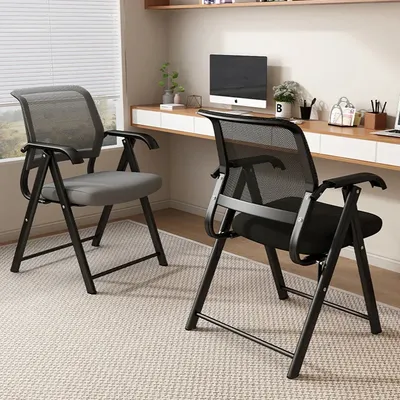 Computer Chair, Free Installation, Comfortable Office Chair, Foldable Mesh Chair for Home Use, Training Chair, Breathable Chair