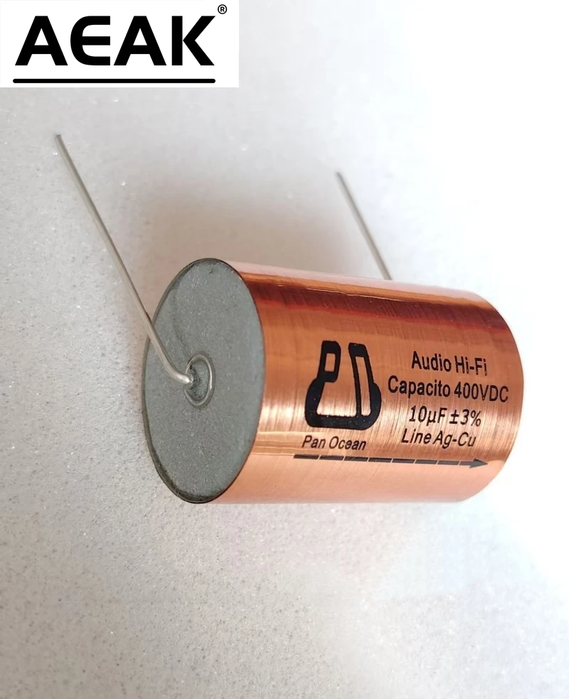 Kostenloser Versand 2 teile/los Tianji MKP Serie Metallisierte polypropylen polar Audio Hi-Fi kondensator Linie Ag-Cu ± 3% Image